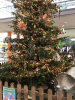 Christmas tree decorated with dinosaurs